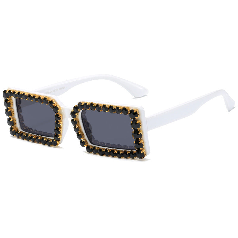 Wholesale PC Small Frame Sunglasses with Diamonds